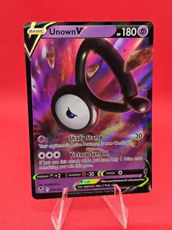 Unown V - 065/195 Silver Tempest Ultra Rare Pokemon - NM/MINT - Image 1