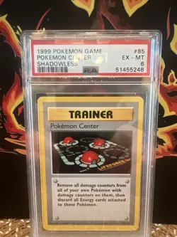 Pokemon TCG Pokemon Center Base Set 85/102 Regular Shadowless Uncommon - Image 1