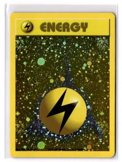 🌀 4 SWIRLS Pokemon TCG Lightning Energy Holo WotC 2002 League Promo LP-e - Image 1