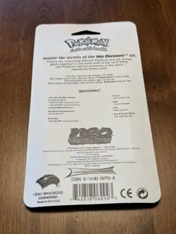 Pokemon Neo Discovery Umbreon Blister Booster Pack English 2001 - Image 2