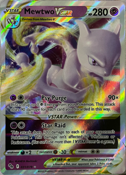 Mewtwo VSTAR - Pokemon GO 031/078 - Ultra Rare - NM - Image 1