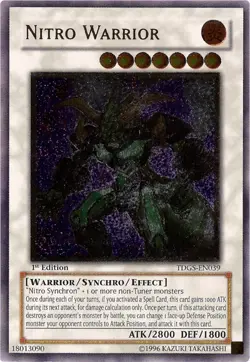 Nitro Warrior (UTR)-Ultimate Rare - 1st Edition - TDGS-EN039 - The Duelist Ge... - Image 1