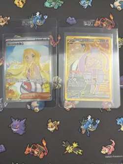 Pokemon Lillie SAR & Team Rockets Mewtwo Gold Lot Of 2 Pack Fresh !!!! - Image 1