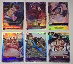 One Piece TCG Lot Of SR Cards English Roger Linlin Kaido - Image 1