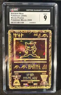 Pokemon TCG Ancient Mew 2000 Pokemon Movie Promo Vintage CGC 9 Mint - Image 1