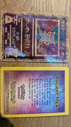 Ancient Mew Pokemon TCG 2000 Movie Promo Card Mint Condition - Image 1