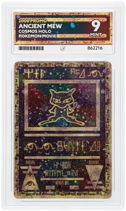 Ancient Mew Movie Promo Pokemon TCG 2000 Ace 9 - Image 1