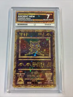 Pokemon Ancient Mew Holo TCG Card 2000 Movie Promo ACE 7 Head Swirl 🌀 - Image 1