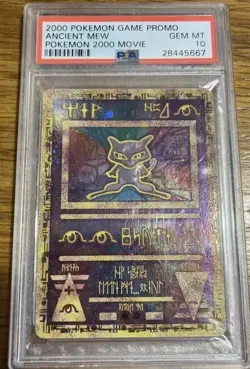 Pokemon TCG 2000 Ancient Mew Promo Pokemon Movie PSA 10 Gem Mint - Image 1