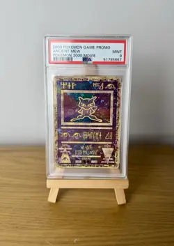 Ancient Mew Pokemon TCG 2000 Movie Promo Card PSA 9 Mint Condition - Image 1