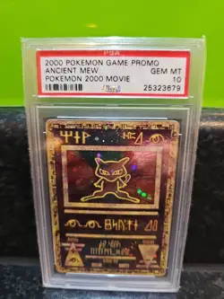 Pokemon TCG 2000 Ancient Mew Promo Pokemon Movie PSA 10 Gem Mint - Image 1