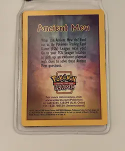 Near Mint Pokemon Movie 2000 Promo Ancient Mew TCG Card - Image 4