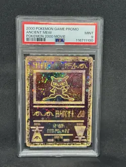 Ancient Mew Movie Game Promo FA Holo Pokemon TCG 2000 PSA 9 - Image 1