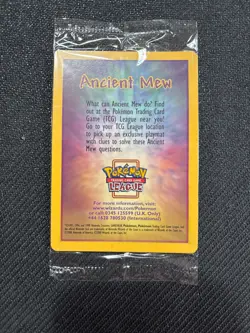 Pokemon TCG Ancient Mew Holo Card 2000 Movie Promo, Factory Sealed - Image 2