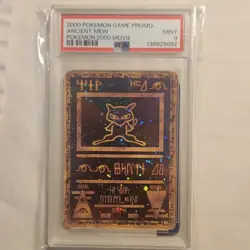 Pokemon Ancient Mew 1 Promo Holo Pokemon 2000 Movie PSA 9 English TCG - Image 1