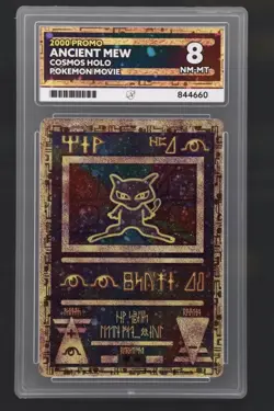 Pokemon TCG Ancient Mew Cosmos Holographic Movie Promo Card Ace 8 - Image 1
