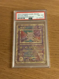 Pokemon TCG Ancient Mew 2000 Movie Promo Card PSA 8 - Image 1