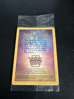 Pokemon TCG Ancient Mew Holo Card 2000 Movie Promo, Factory Sealed - Image 1