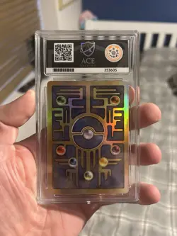 Pokemon TCG Ancient Mew Cosmos Holo 2000 Promo Pokemon Movie Graded NM-MT ACE 8 - Image 2