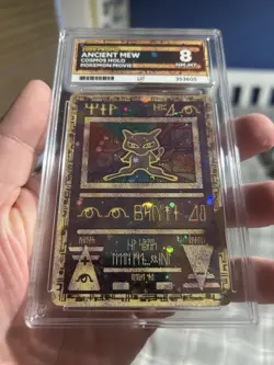 Pokemon TCG Ancient Mew Cosmos Holo 2000 Promo Pokemon Movie Graded NM-MT ACE 8 - Image 3