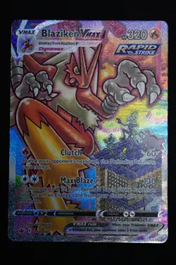 Blaziken VMAX Alternate Art - 201/198 SWSH06 - Chilling Reign - Pokemon - LP - Image 1