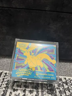 Pokemon TCG Ascended Heroes Pokemon Center ETB + Acrylic Display Case - Image 1