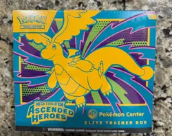 Pokemon TCG Ascended Heroes Pokemon Center Elite Trainer Box ETB SEALED - Image 1