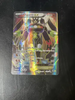 Pokemon Zygarde EX 054A/124 Alternate Art Full Art Holo Promo Card - Image 1