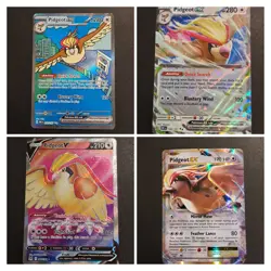 Pidgeot 4 Card Lot SIR EX V Obsidian Flames Lost Origin Xy Evolutions Pokemon - Image 1