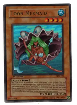 Yu-Gi-Oh Card: Toon Mermaid MRL-072 Ultra Rare 1st Edition! NEAR MINT NM - Image 1