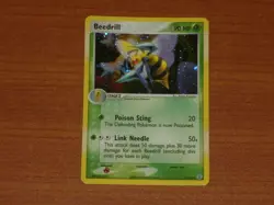 Pokemon Gaming Card: BEEDRILL #1/112 Holofoil EX Fire Red / Leaf Green 2004 WOTC - Image 3