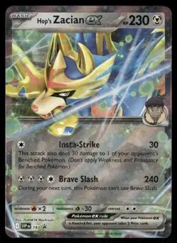 Hop's Zacian ex Double Rare SV: Scarlet & Violet Promo Cards SVP193 NM - Image 1
