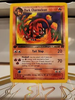 Pokemon Dark Charmeleon Card #32/82 First Edition Rare - Image 1