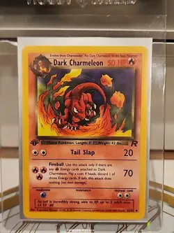 Pokemon Dark Charmeleon Card #32/82 First Edition Rare - Image 4