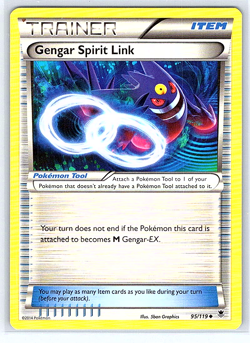 Gengar Spirit Link 95/119 Phantom Forces NM or LP Pokemon Card - Image 1