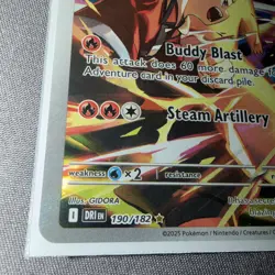 Pokemon TCG Ethan's Typhlosion Destined Rivals Illustration Rare Card 190/182 - Image 2