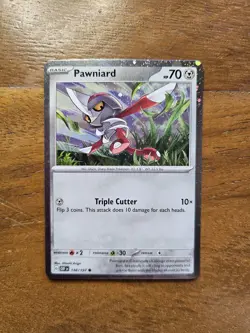 All 3 Promo Pokemon Cards Kingambit Promo Box Shrouded Fable Bisharp Pawniard - Image 4