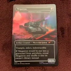 Megatron Blightsteel Colossus Secret Lair Drop Foil 1079 NM+ Unplayed MTG Card - Image 2
