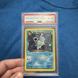 Pokemon TCG Dark Blastoise 3/82 Team Rocket Holo Card Vintage LP 1999 WOTC - Image 1