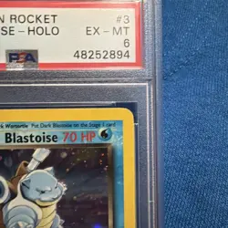 Pokemon TCG Dark Blastoise 3/82 Team Rocket Holo Card Vintage LP 1999 WOTC - Image 2
