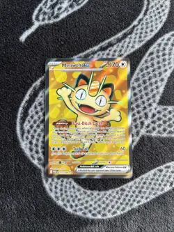 Pokemon Tcg Perfect Order Meowth Ex Full Art 107/088 Nm Pack Fresh - Image 1