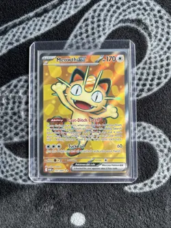 Pokemon Tcg Perfect Order Meowth Ex Full Art 107/088 Nm Pack Fresh - Image 3
