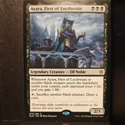 Ayara First of Locthwain Foil Magic: Throne Eldraine ELD #075 - Image 1