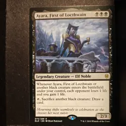 Ayara First of Locthwain Foil Magic: Throne Eldraine ELD #075 - Image 3