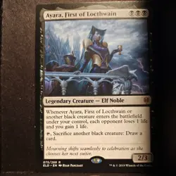 Ayara First of Locthwain Foil Magic: Throne Eldraine ELD #075 - Image 5