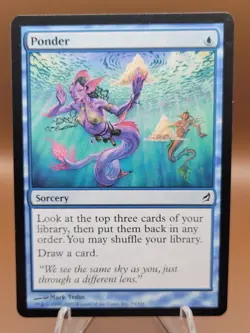 Ponder x1 MTG Lorwyn Magic Light Play LP English - Image 1