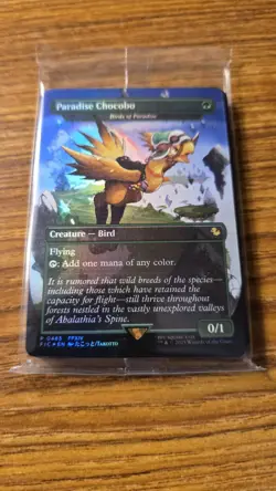 Paradise Chocobo Promo 483 Sealed With Chocobo Track Lands EN MTG - Image 1