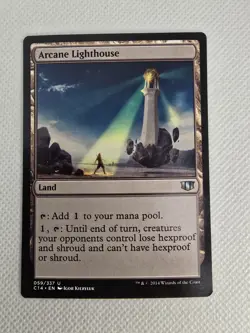 Wizards Arcane Lighthouse Commander 2014 Land Uncommon Colorless 059 Regular MTG - Image 1