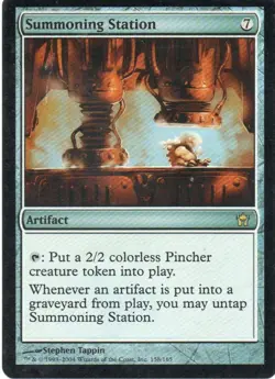 MTG: Fifth Dawn: Foil Summoning Station: Lightly Played Condition - Image 1