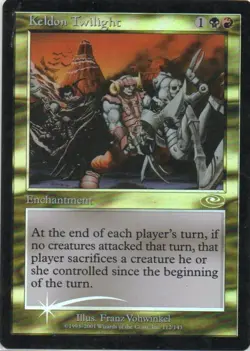 MTG: Planeshift: Foil Keldon Twilight: Lightly Played Condition - Image 1